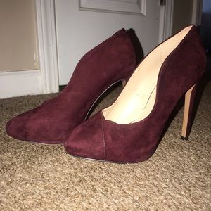 Nine West Maroon 4in Heels (worn once!)
